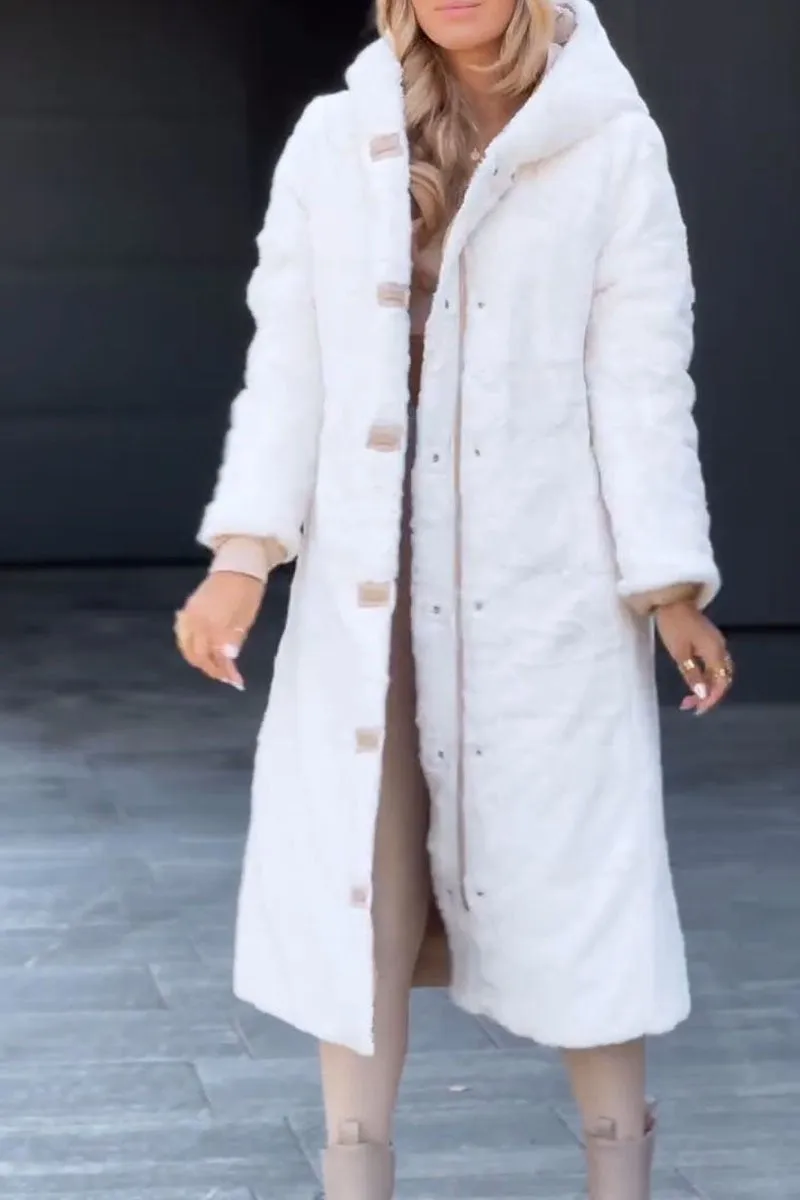 Ladies Winter Warm Hooded Two Sides Can Wear Cotton Jacket